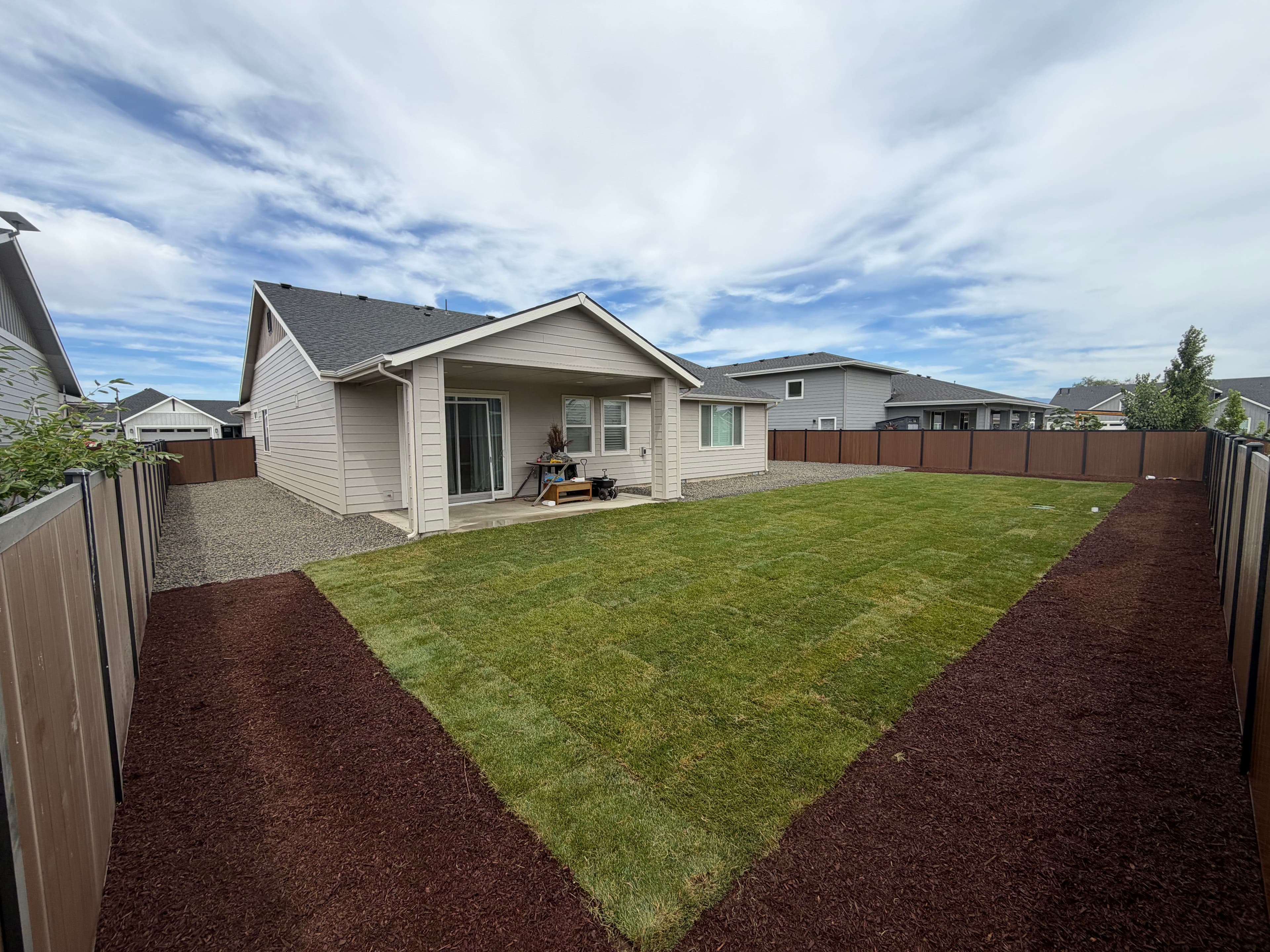 Project Dead Weeds to Real Grass - Backyard Sod Installation in Star image